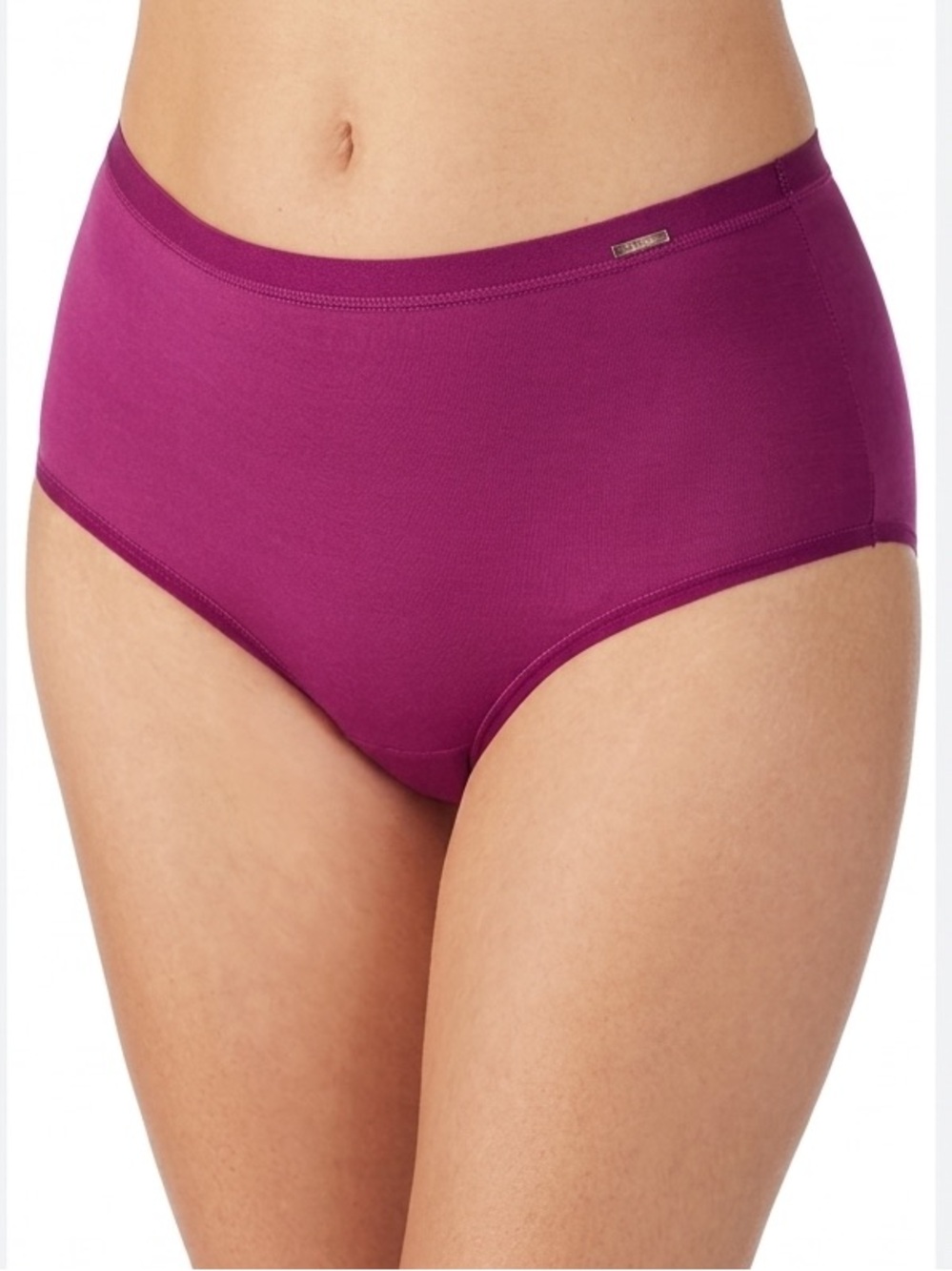 NWT New Le Mystere Red Infinite Comfort Brief Panties in Garnet